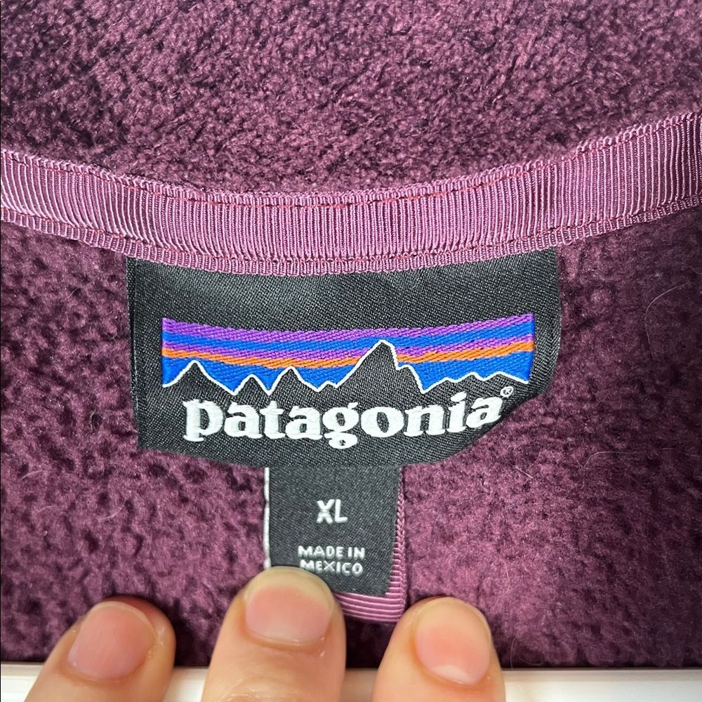 Patagonia Dark Plum Women's Re-Tool Snap T Pullover - Picture 7 of 9
